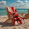 Custom Name Ultra-Soft Beach Towel with Racing Theme,Ideal for Pool - Camping, Diving - Perfect Travel Essential, Vibrant Beach Towel.