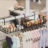 Balcony Drying Rack Multi Functional Indoor and Outdoor Shoe Drying Railing Windowsill Hanging Minimalist Clothes Storage Stand