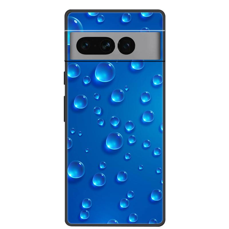 For Google Pixel 7 Pro Case Soft Black Silicone Bumper Butterfly Phone Cover for Googe Pixel7 7Pro Pixel7Pro Cases Fundas Coque