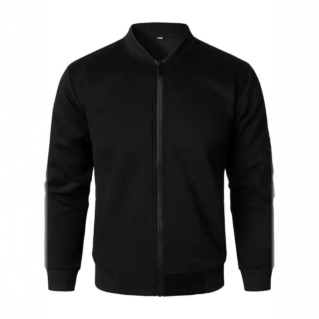 Trendy Men's Knit Zip-Up Jacket