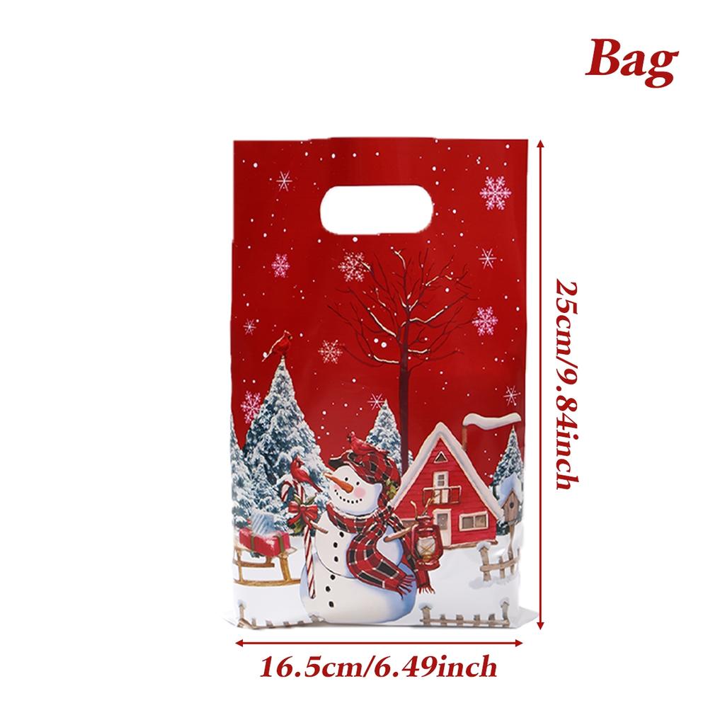 Sacs Cadeaux de Noël Décorations Joyeux Noël pour la Maison 2025 Navidad Natal Xmas Ornement Bonbons Biscuits Sacs Pratiques Nouvel An 2026