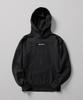 Loose Fit Banner Logo Hoodie Black