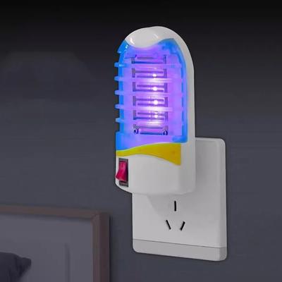 Blått Lys Elektrisk Myggdreperlampe Innendørs Husholdnings Plug-In Myggmiddellampe Fluesmekker Fluefelle