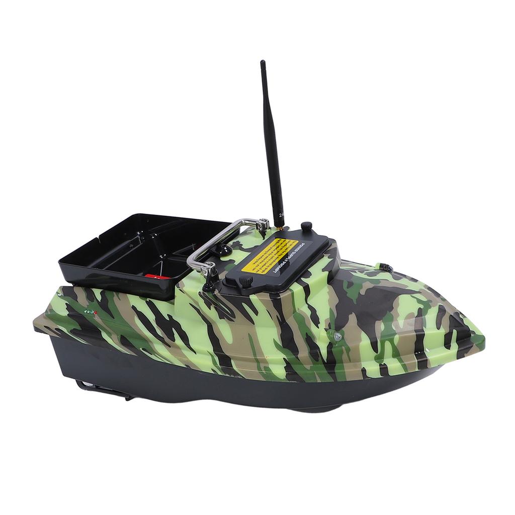 RC Fishing Bait Boat 500m Remote Control Dual Motor Auto Navigation RC Fish Lure Boat with Night