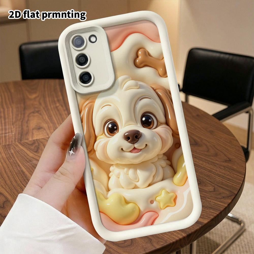 Phone Case: 2D flat design suitable for Samsung Galaxy A34 A35 M05 M06 S20 S22 S21 FE Plus 5G protective case, sticking out little tongue, perfect Chr
