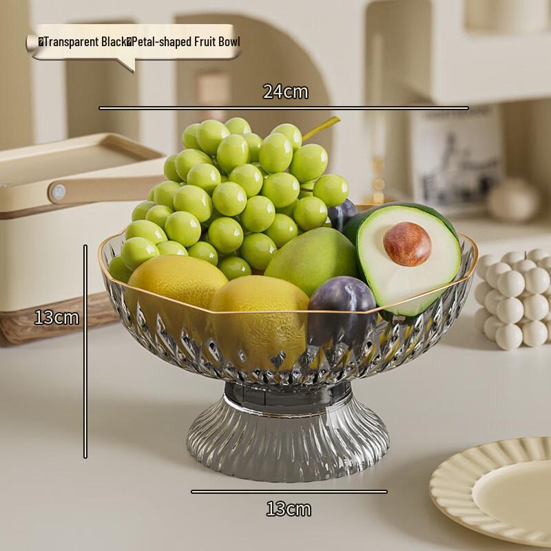 Light Luxury Petal Draining Snack & Fruit Plate Set