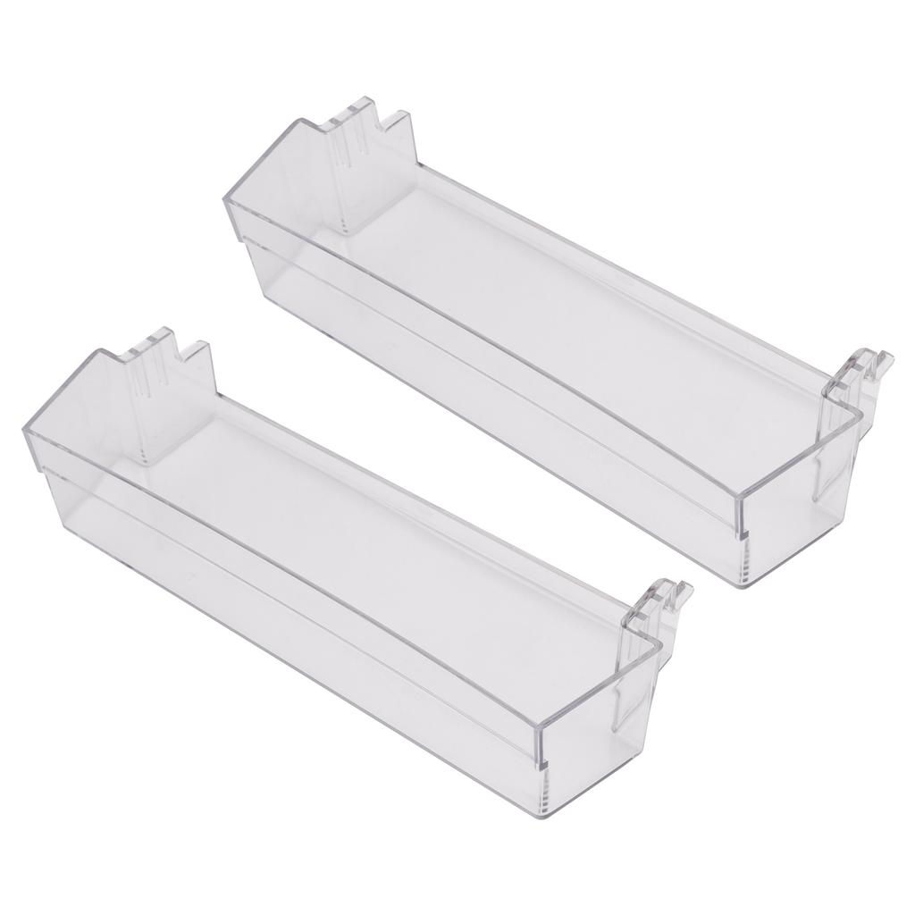 2PCS Fridge Shelf Grey Clear Middle Or Top Door Bin 306mm For Dometic Caravan