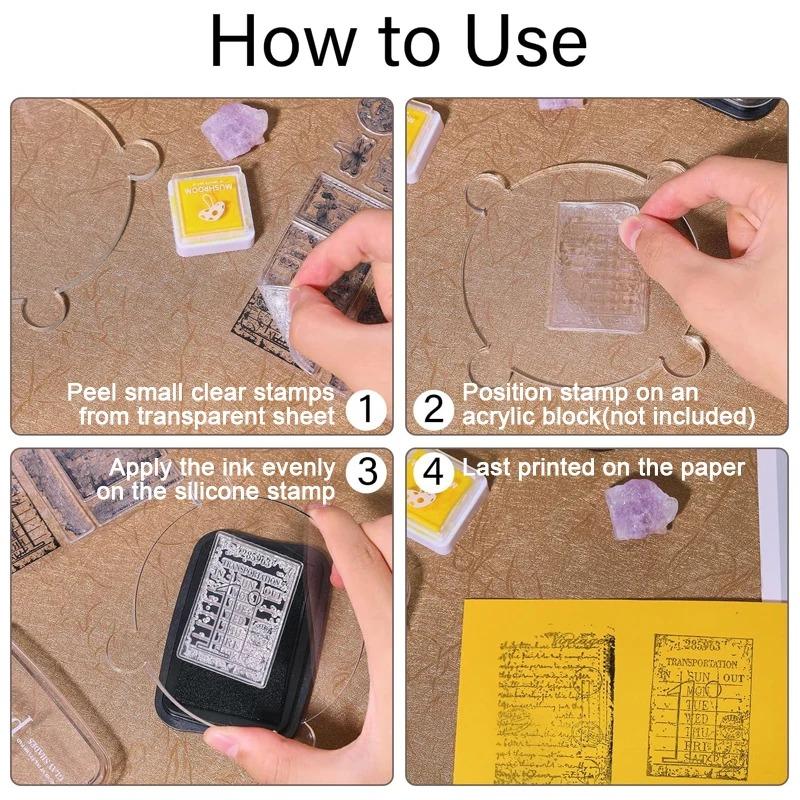DIY Writing Lace Lines Clear Stamps for Card Making Decoration Scrapbooking Rubber Seal Stamps for Photo Card Album Crafting