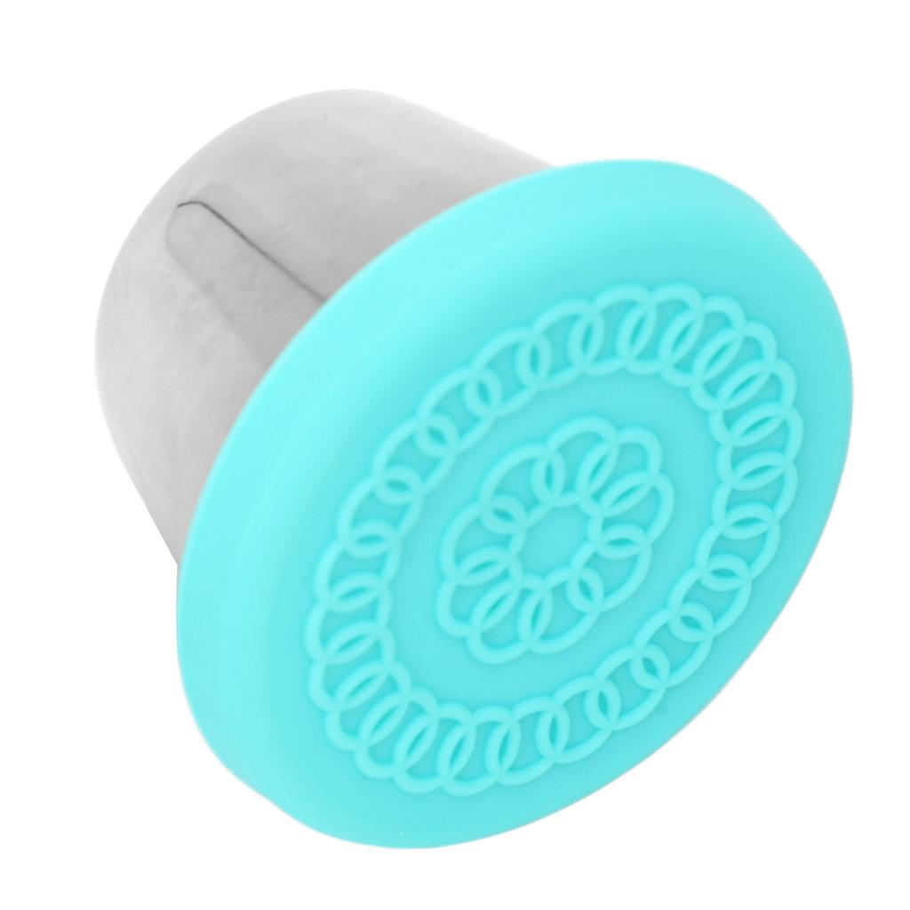 Beauty Salon Essential Oil Cup Stainless Steel Condiment Salad Dressing Container with Silicone Lid 70ml