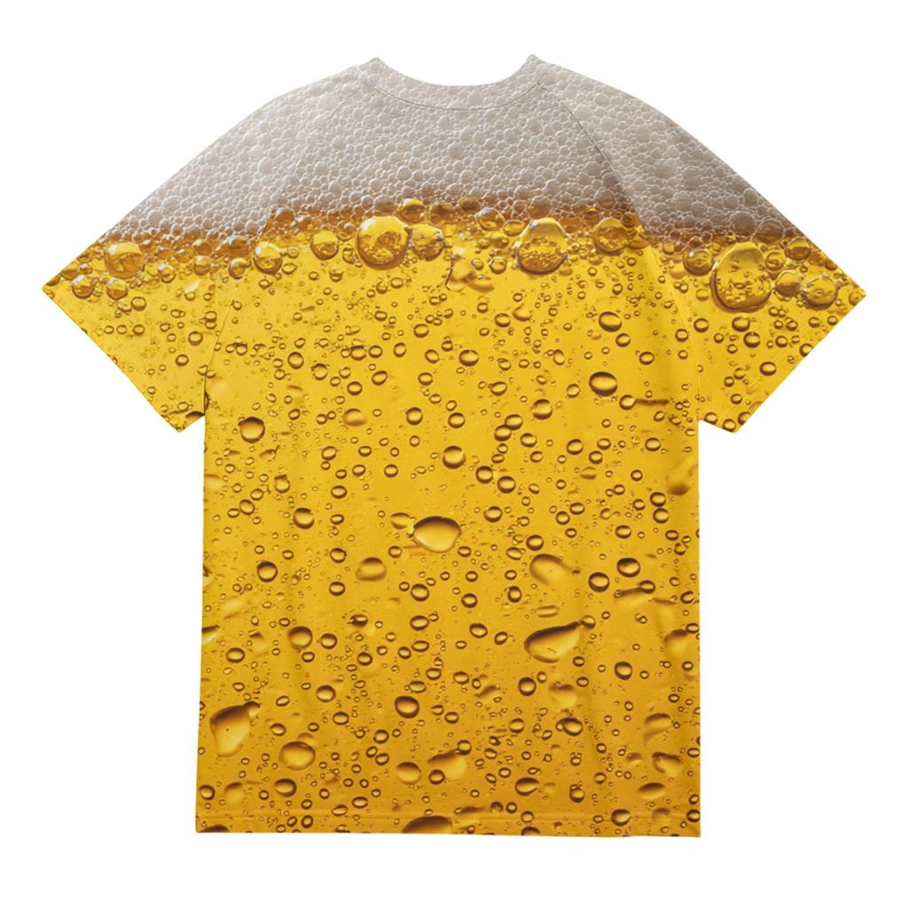 Pánské ležérní tričko s krátkým rukávem a potiskem s kulatým výstřihem