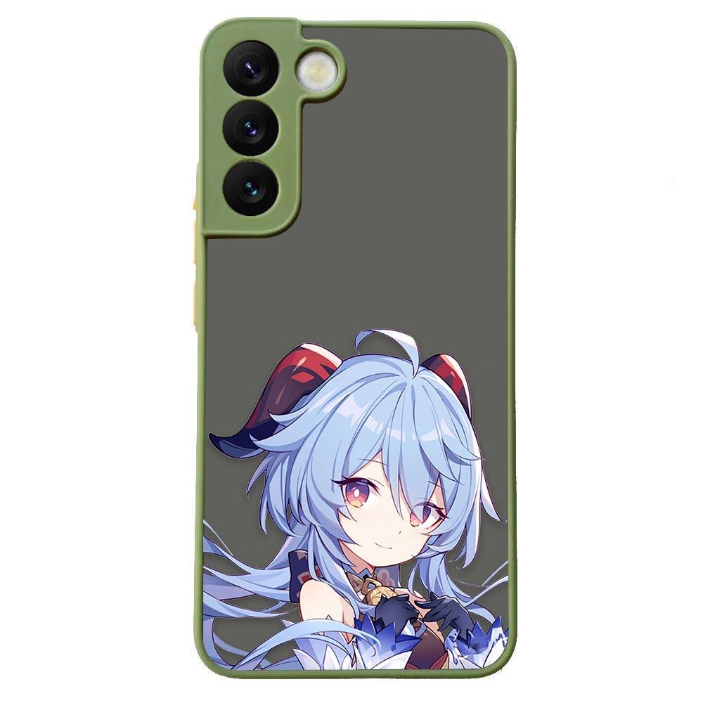 Genshin Impact Nydelig Jente Anime Støtsikkert Telefondeksel For Samsung Galaxy S22 Ultra S21 S20 FE S10 S9 S8 S10E Lite Plus 5G Deksel