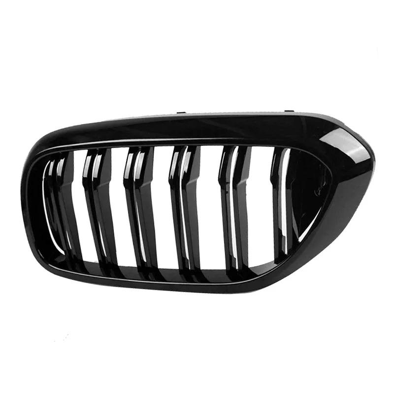 Front Racing Kidney Grille for Bmw 5 Series G30 G38 525I 530I 540I 550I 2017-2020 M-Performance Bumper 2 Slat Grill Replacemt