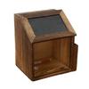 Handcrafted Wooden Feedback Box Featuring Lockable Slot Removable Writing And Storage Compartment For Office Decoration