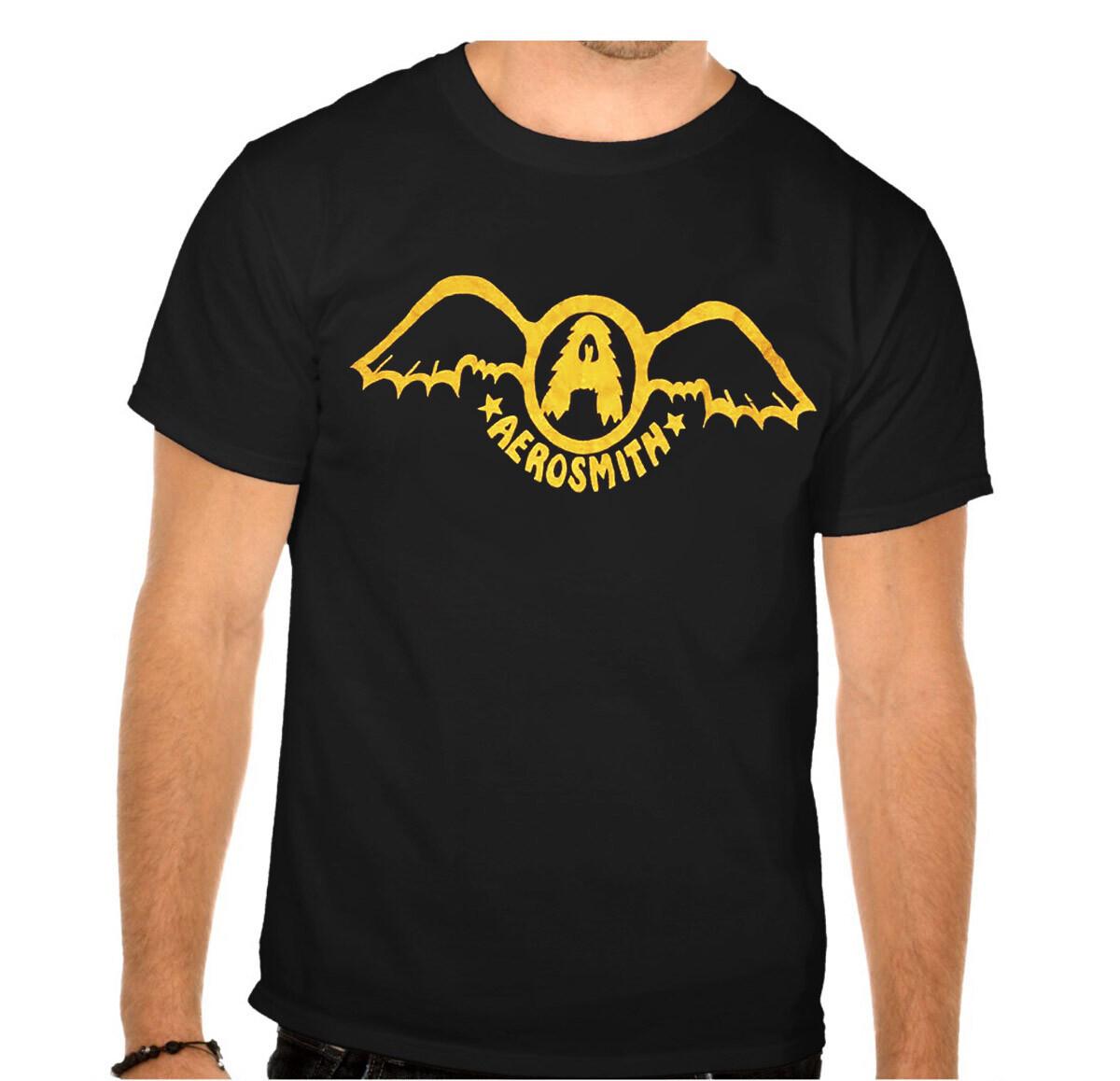 26 AEROSMITH Rock Band Rock Music Legends Black T-Shirt -922- Unisex T-Shirt M