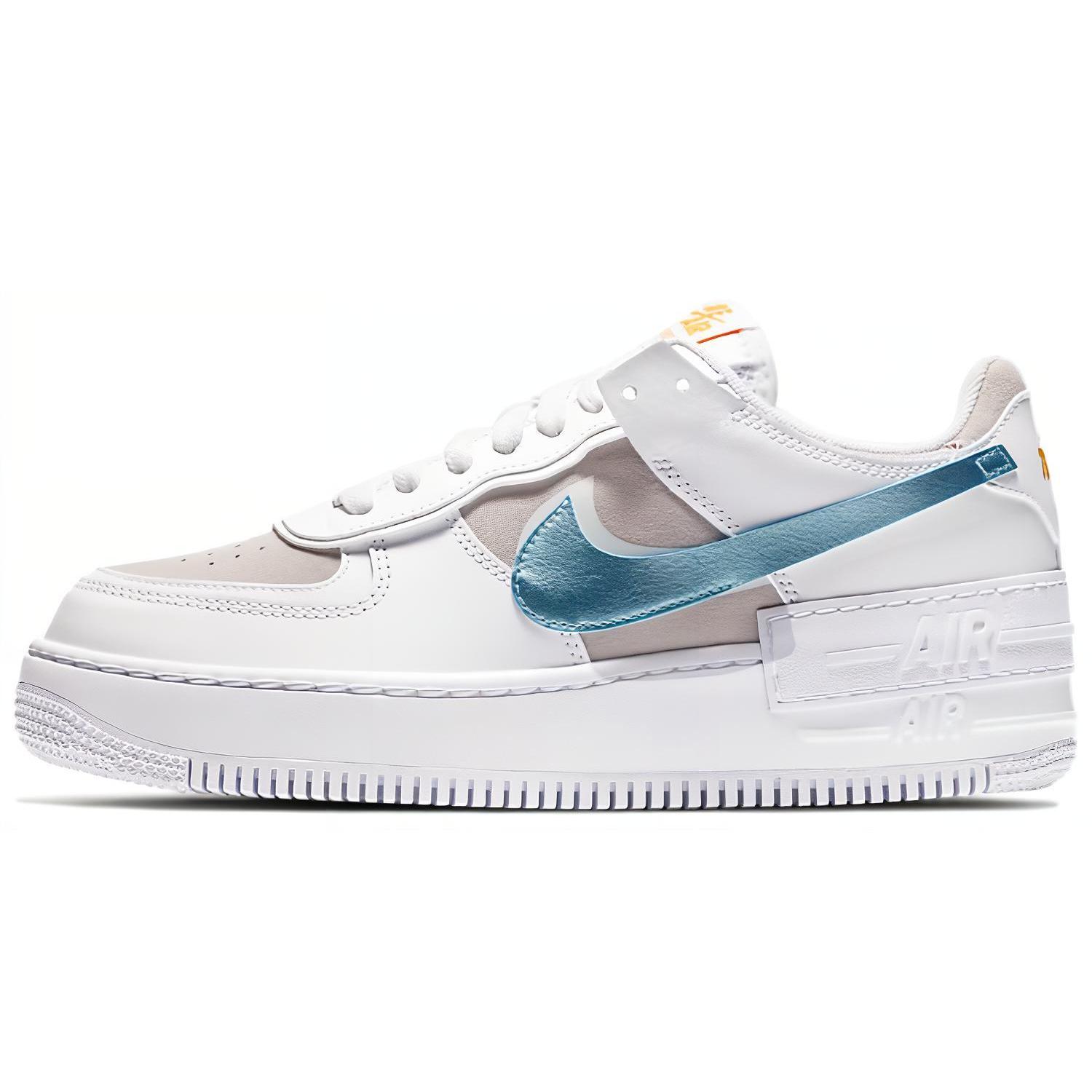 

new Nike Air Force 1 Low Shadow White Vast Grey Glacier Ice Women s 36.5