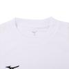 Mizuno Training Short Sleeve Size 140 Kids' Wear, T-Shirt, NaviDry, Moisture-Wicking, Quick-Drying, Underwear, White/Black,
