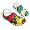Lightweight Color Print EVA Clogs Unisex Breathable Slip On Garden Shoes Beach Pool Bathroom Home Summer Sandals Comfort Fit