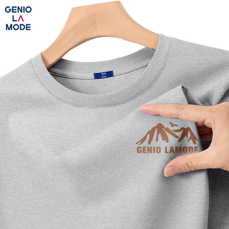 GENIOLAMODE Men s Pure Cotton Casual T-Shirt M