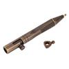 Quick Release Ballpoint Pen Brass   Compact Pen with Detachable Keychain On Top for   Working Traveling Writing