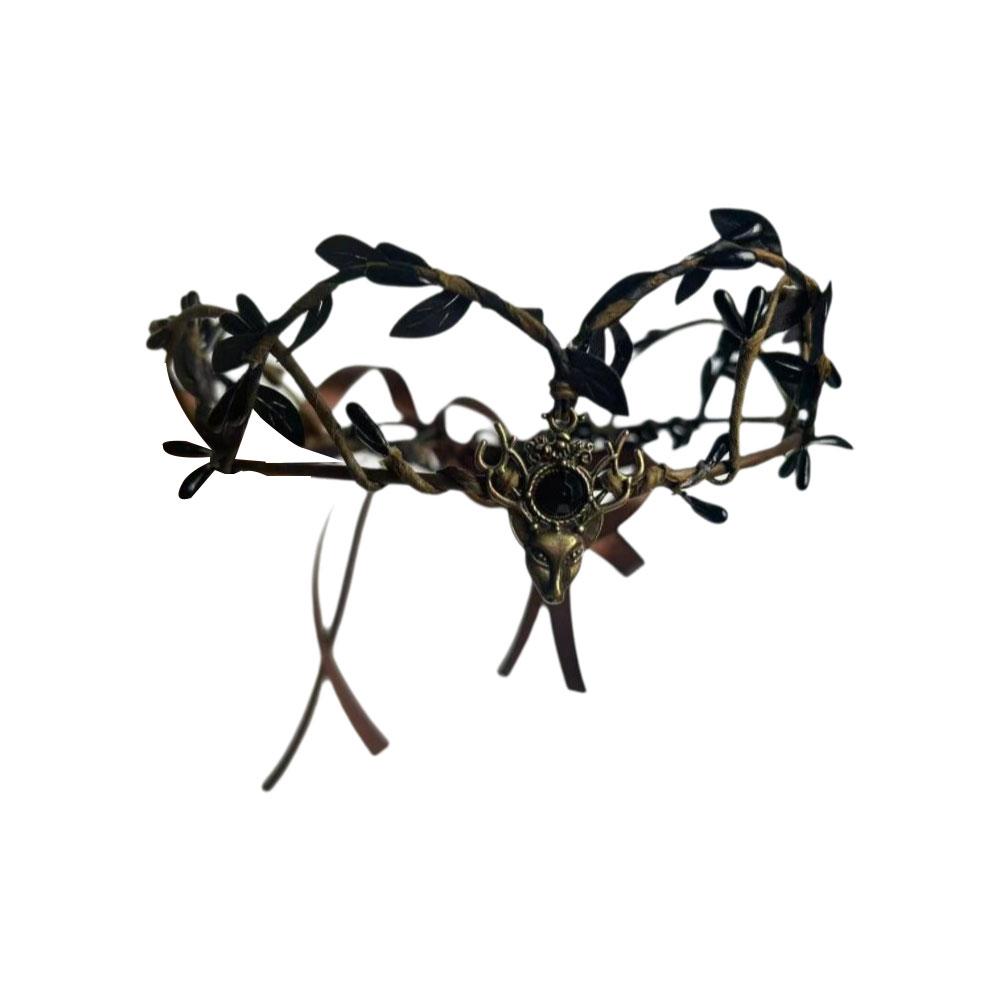 Elven Crown Elf Tiara Vine Headpiece Fairy Witch Diadema Crown Gothic Headband Woodland Dress Bridal Wedding Hair Accessories