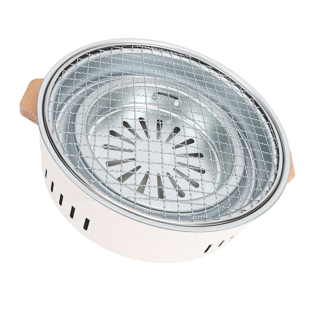 Portable Barbecue Grill Multifunctional Stainless Steel Compact Tabletop Barbecue Grill for Outdoor Camping