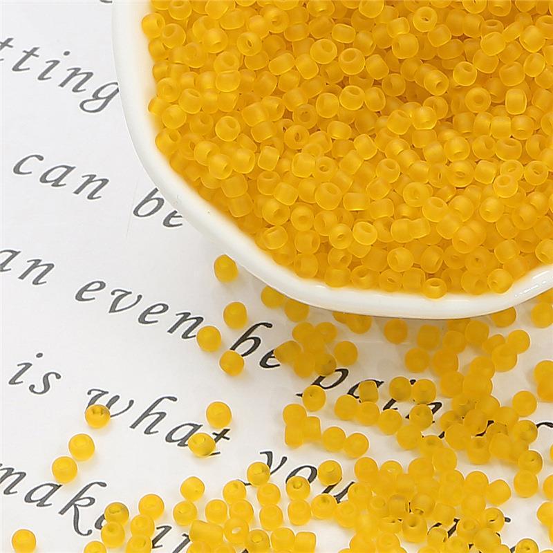 Frosted Transparent Rice Beads for DIY Bracelets, Necklaces, Hairpins, Tassels