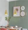 Nordic Gold Single Pendant Light for Bedroom, Bar, Café, or Shop