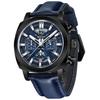 BENYAR New 5205 Quartz Watches Men Luxury Chronograph Male Sport Watch for Men Waterproof Leather Strap Bracelet Relojes Hombre