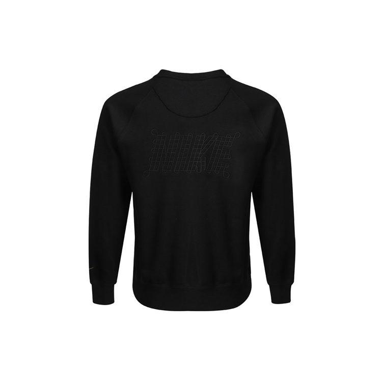 Nike Sweatshirts Men's Black Crew Neck Moderate Regular DH1381-010