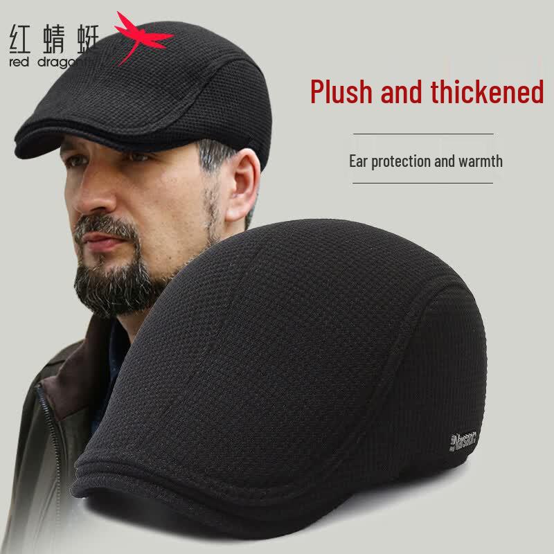 RED DRAGONFLY Men s Winter British Style Flat Cap