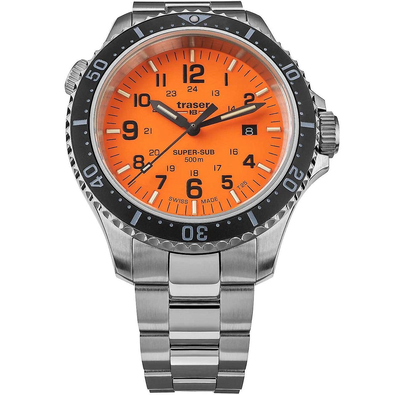 

Годинник Tracer P67 Diver Orange 109381 Silver [TRASER] Diver Чол. помаранчевий