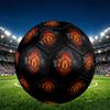 Manchester United F.C Print Size 5 Soccer Ball, PU Wear Resistant Football for Match Training and Daily Practice, Birthday Gift for Soccer Fans