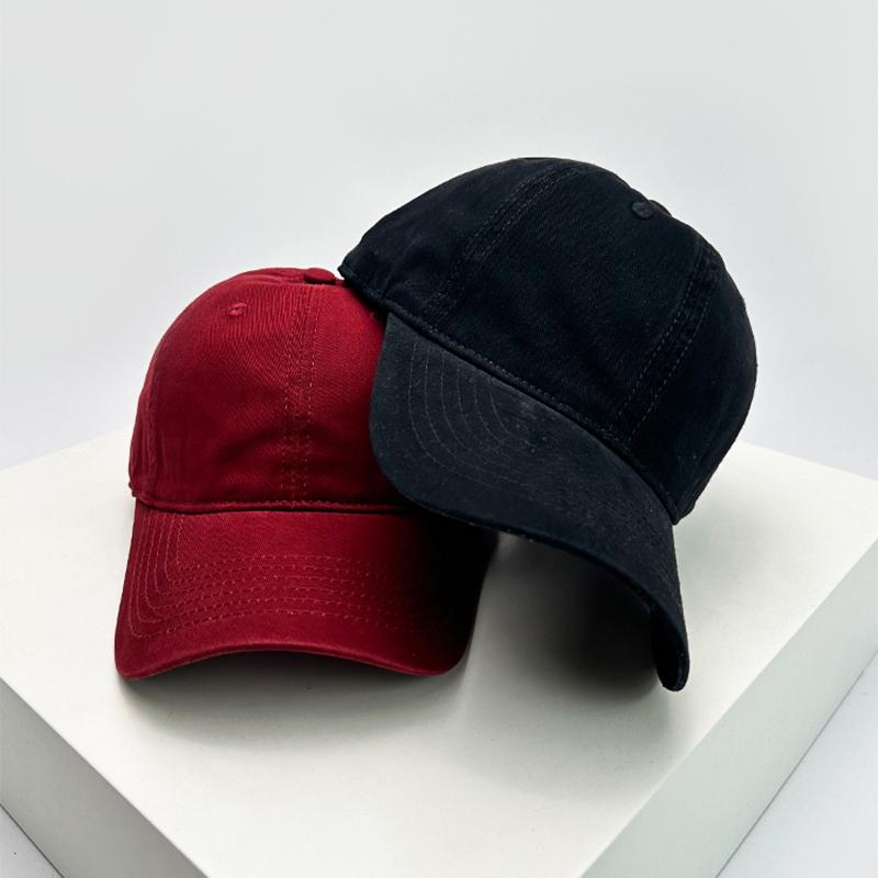New Unisex Korean Solid Simple Baseball Hats Breathable Casual Sunshade Outdoor Peaked Caps Versatile Retro Fashion High-Quality