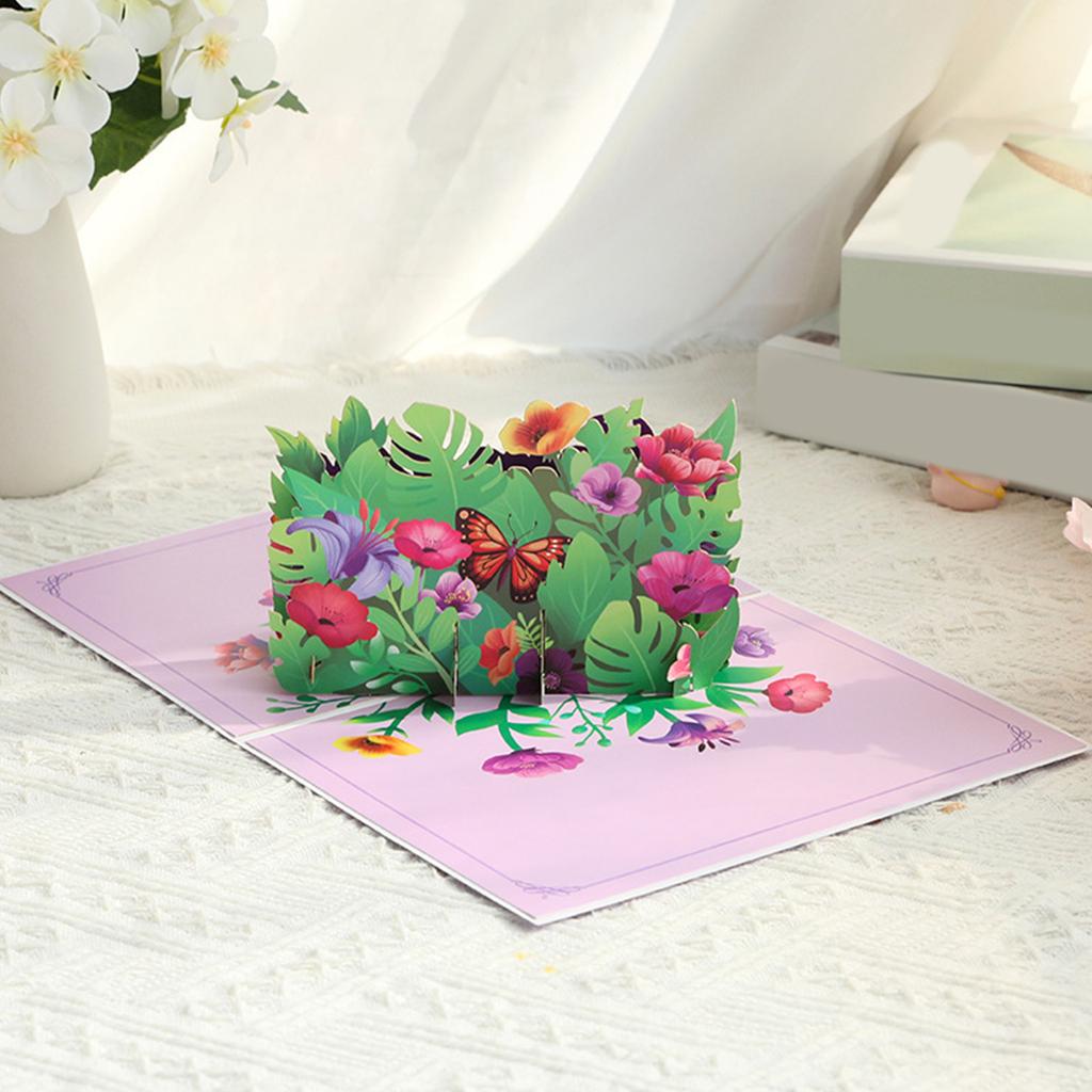 Handcrafted 3D Mother's Day Greeting Card Handmade 3D Card MOM Letter Greeting Card Mother's Day Paper Greeting Card