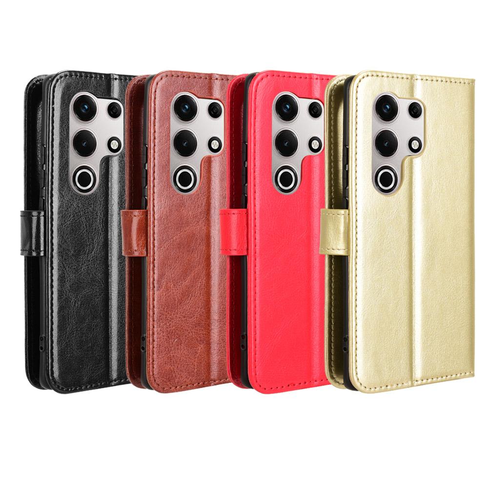for itel S25 Ultra 4G Wallet Case with Kickstand & Card Slots – Shockproof, Dustproof, Business Heavy Duty Flip Leather Cover