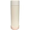 Okato Silicone Water Bottle Cover, Medium Size, Scratch and Sound Resistant, Fits 7.3-7.7cm Water Bottles, Beige, 7.5cm Wide X 2cm High X 7.5cm Deep