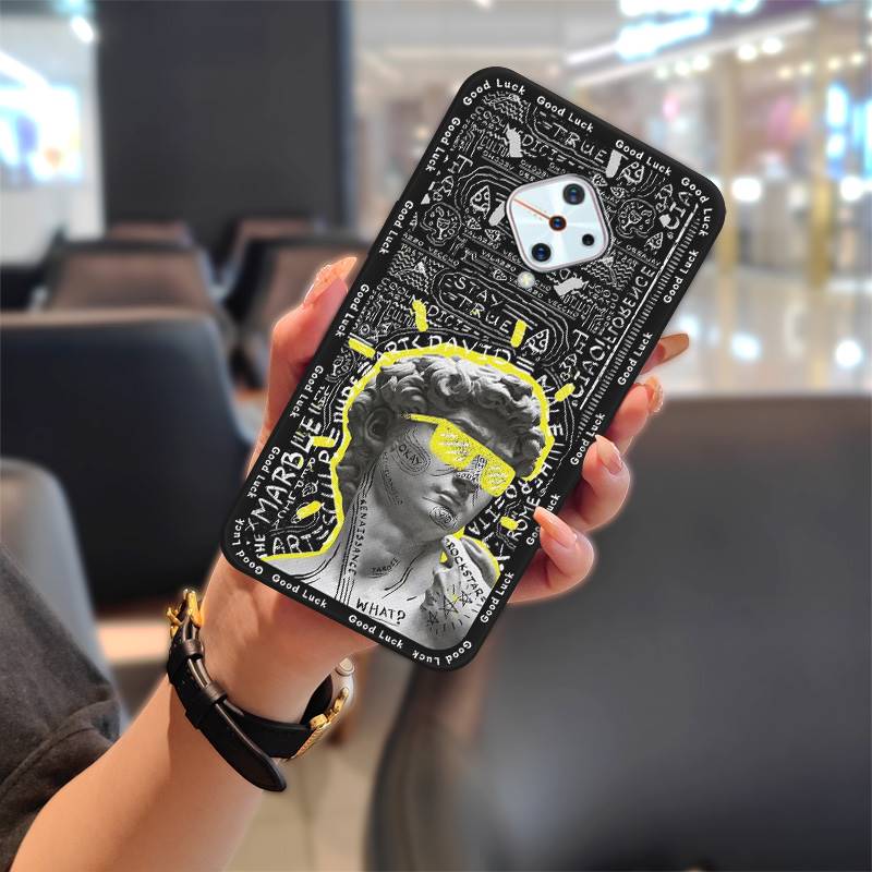 Waterproof Cute Phone Case For VIVO V17/Y9S/X50 Lite/V1945A Durable Cartoon Silicone Soft Case Anti-knock Cover TPU