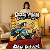 Cartoon D-Dog M-Man Throw  High-Density Short Plush Blanket Soft Skin-Friendly For Sofa Nap Air-Conditioned Room
