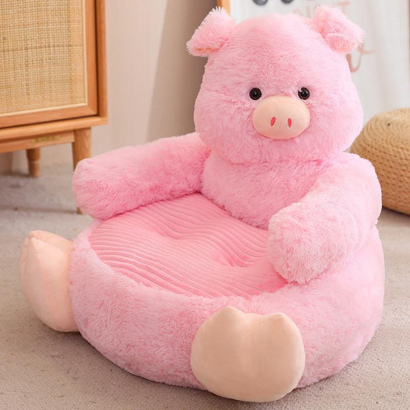 Rabbit Cartoon Elephant Monkey Pet Sofa Toy Pink Pig Lazy Child Small Chair Sofa