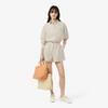 Lacoste Women's Linen Blended Stripe Shirt CF1429-56G8GI