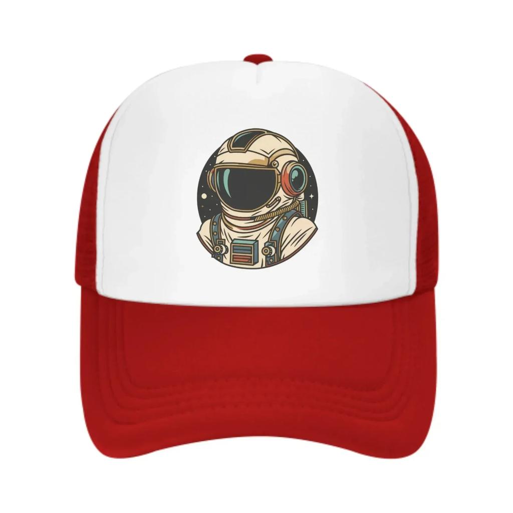 SpaceUnisex Mesh Trucker Hats for Unisex Women Adjustable Casual Fashion Baseball Caps for Outdoor Activities