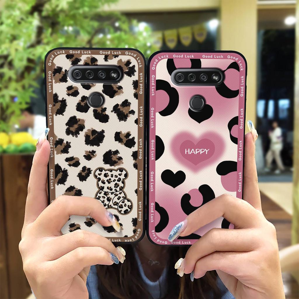 Cute Protective Phone Case For LG K51/Reflect/L555DL Waterproof Anti-dust Back Cover Cartoon Fashion Design Durable TPU