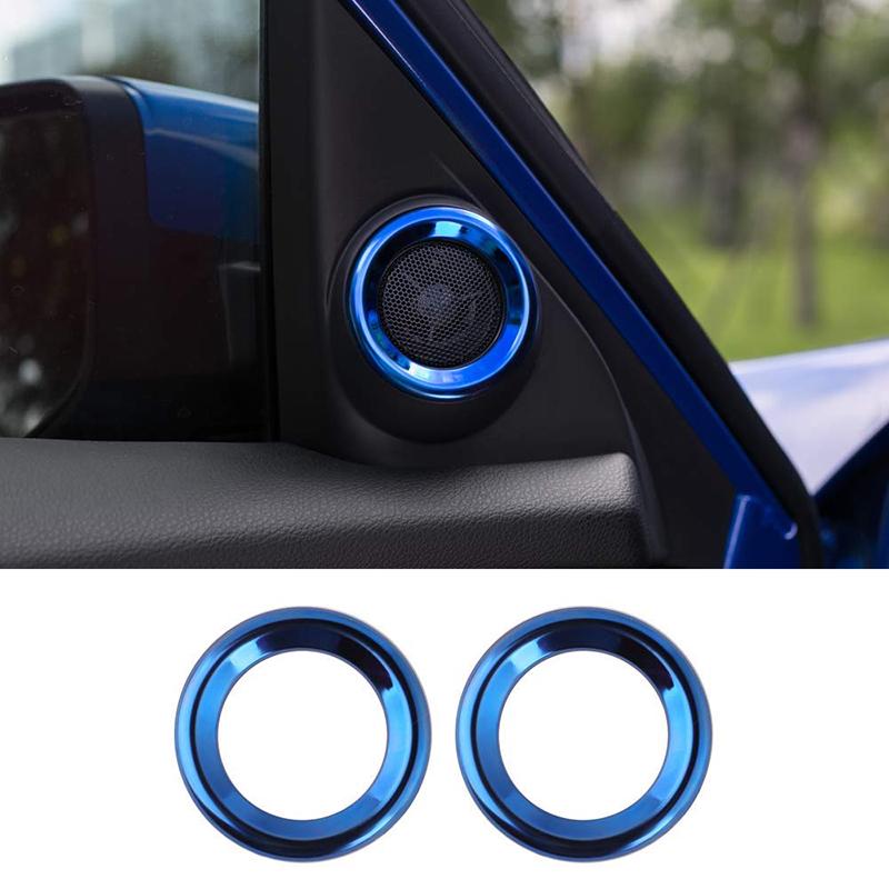 Stainless Steel Car Styling A Pillar Audio Speaker Ring Circle Frame Panel Cover Trim For Honda Civic 2016- Accord 2016 2017