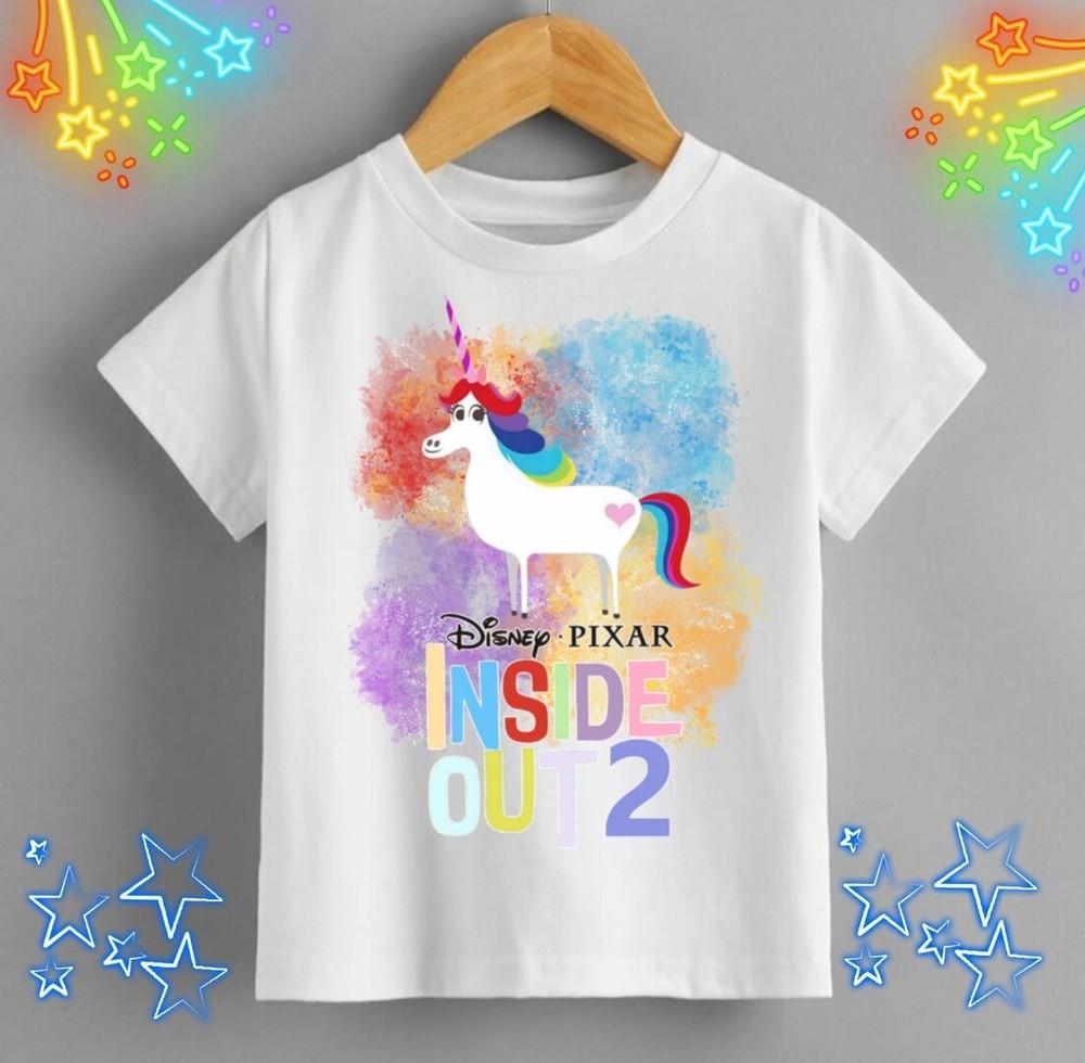 Inside Out 2 Unicorn Emotions Pixar Fashion Graphic Tee Shirt Unisex T-Shirt