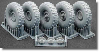 Unimog 404 R20 X v2 Radsatz mit AK und Plastikmodellbausatzteilen SCXWM35023 Scale-X 1/35 11.0 (5 Räder) (Kompatibel ICM, Interaktiv, Revell)