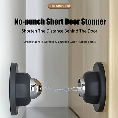 1 Piece of Soft Magnetic Door Stopper, Easy To Install, Household Silent Silicone Anti-collision Door Stopper, Door Obstruction
