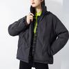 Anta Solid Color Warm Loose Hooded Down Jacket Women Jacket Black 962148946-3