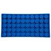 PATIKIL 4ml Autosampler Vial Rack, 4-Pack, 50-Well Stackable Test Tube Rack, Microcentrifuge Tube Holder, Blue