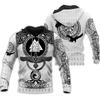 2024 Nuova Felpa con Cappuccio 3d Stampa Viking Harajuku Pullover Felpa con Cappuccio da Uomo Oversize Vintage Abbigliamento Maschile Autunno Manica Lunga