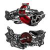 Romantischer Sonnen/Mond Partnerring Verstellbarer Kupferring Elegantes Fingerzubehör Stilvoller Schmuck für Ihn Sie